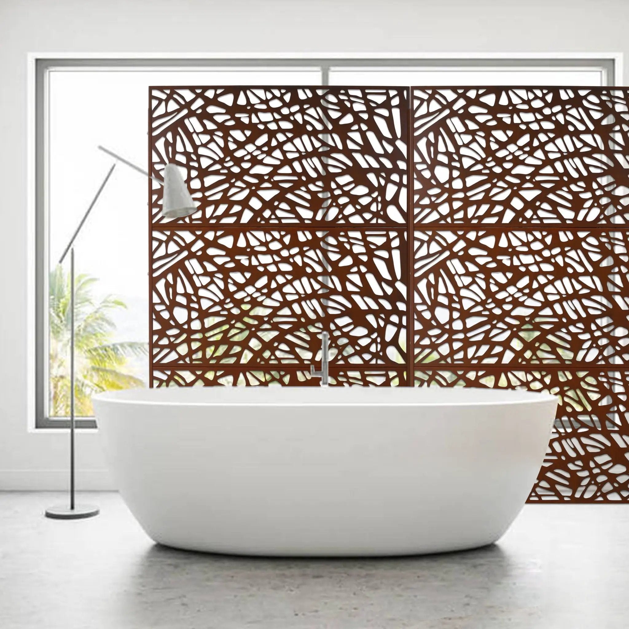 Outdoor & Indoor Freestanding Decorative Privacy Screen by Unique Piece Furniture