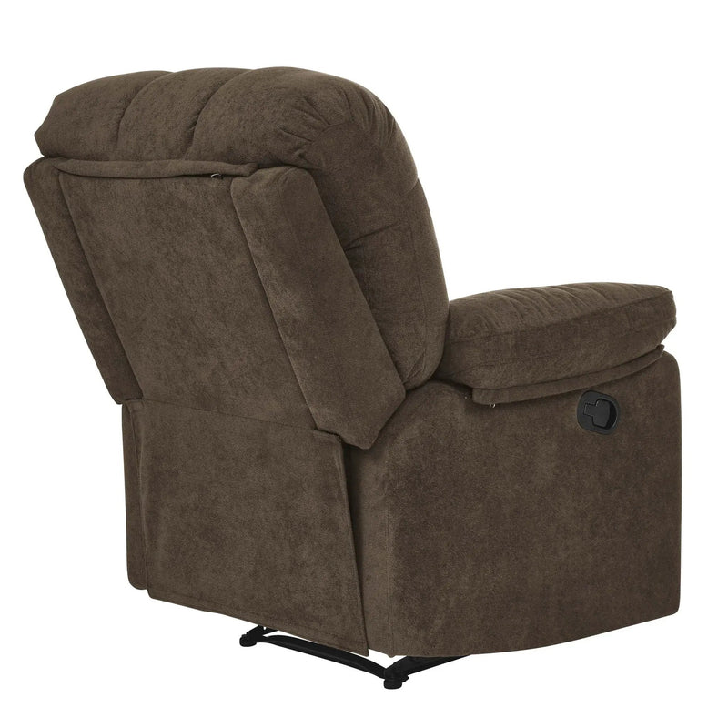 Devonaire - Manual Recliner With Padded Arms - Dark Brown by Unique Piece Furniture