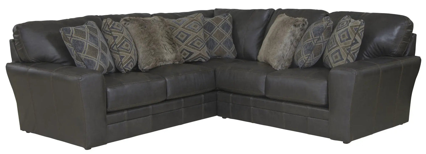 Denali - Italian Leather Match Sectional by Unique Piece Furniture