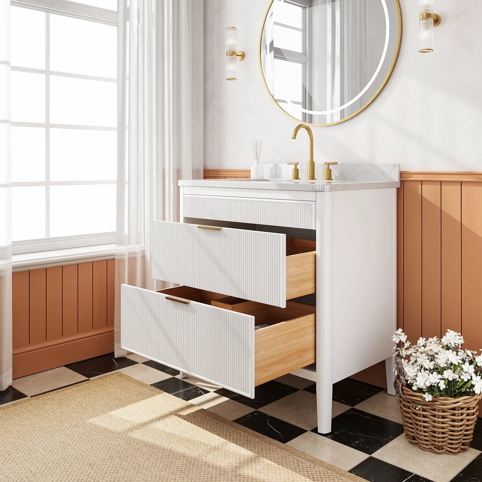 Fully Assembled 36'' Bathroom Vanity by HouseOfZazla