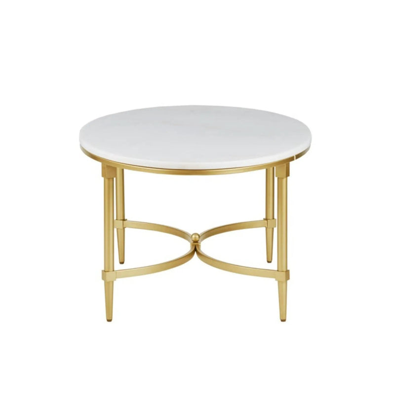 Bordeaux - Coffee Table - White / Gold by Unique Piece Furniture
