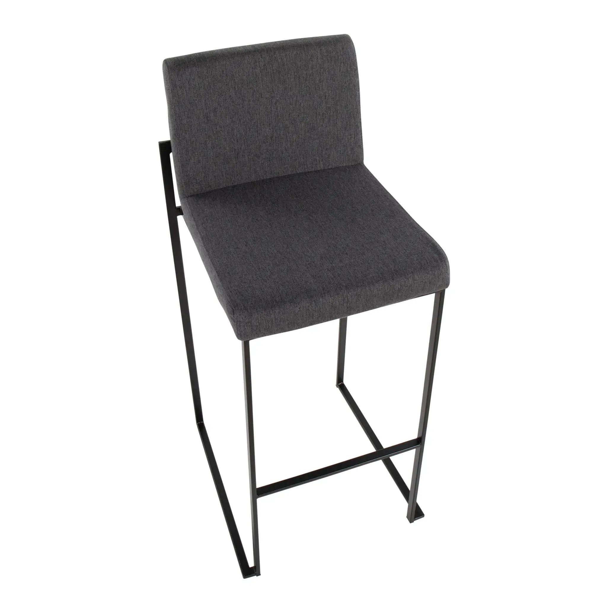 Fuji - Contemporary High Back Barstool Elegant Design by HouseOfZazla
