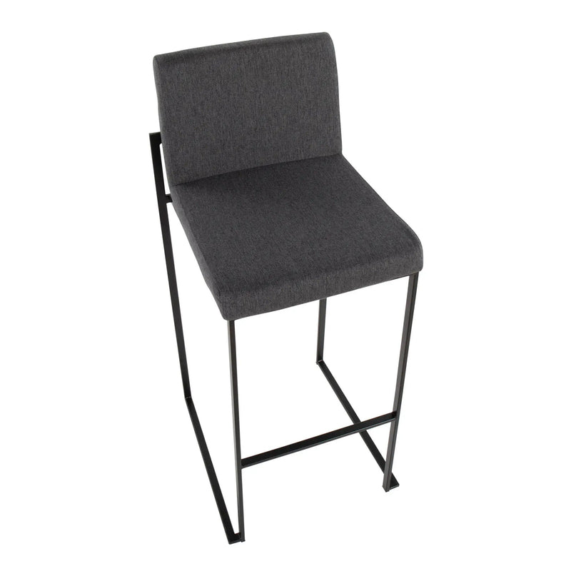 Fuji - Contemporary High Back Barstool Elegant Design by HouseOfZazla