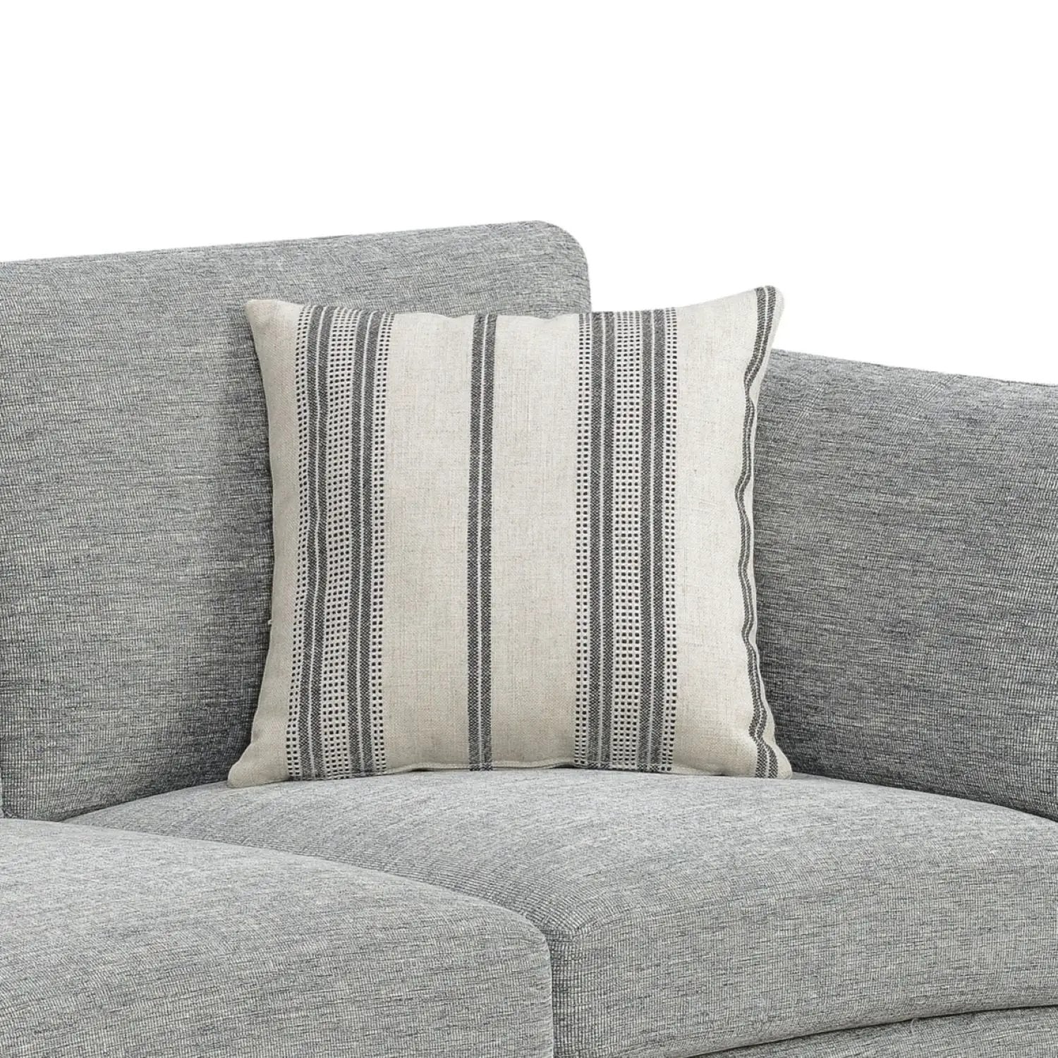 Loveseat Sofa With Upholstery - Gray by HouseOfZazla