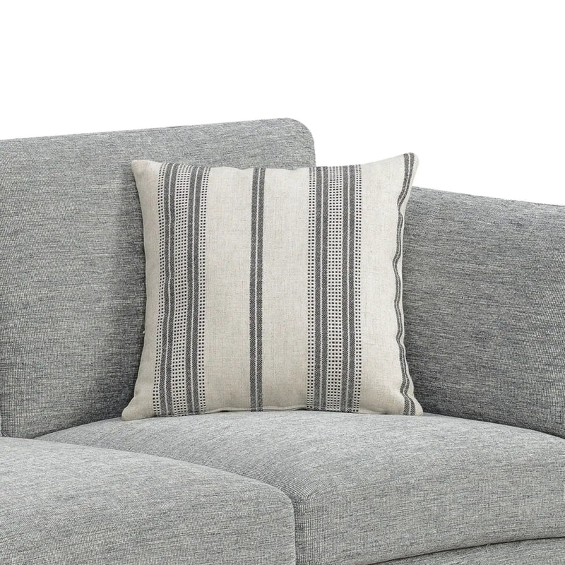 Loveseat Sofa With Upholstery - Gray by HouseOfZazla