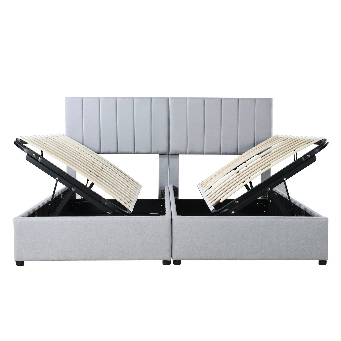 Upholstered Platform Bed With A Hydraulic Storage System by HouseOfZazla
