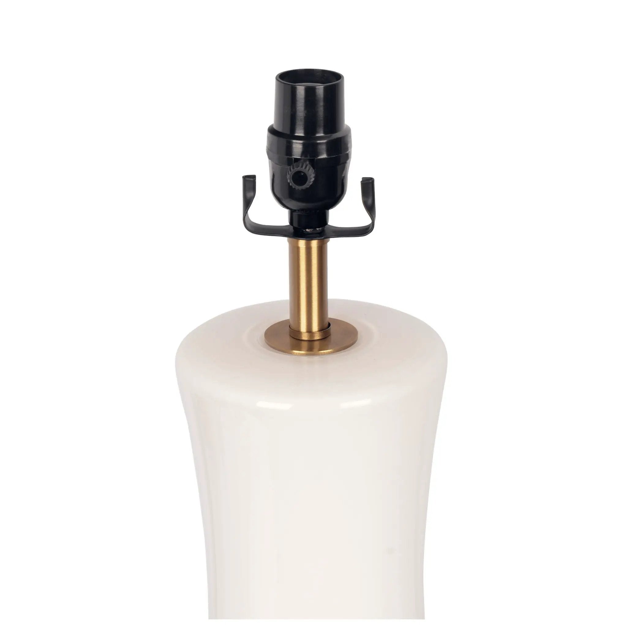 Cascade - Lamp Base Table Lamp - Beige / Gold / White by HouseOfZazla