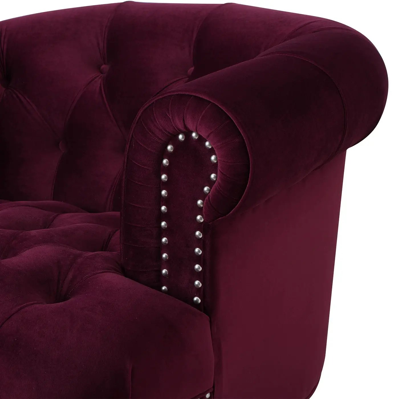 La Rosa - Victorian Tufted Upholstered Accent Chair by HouseOfZazla