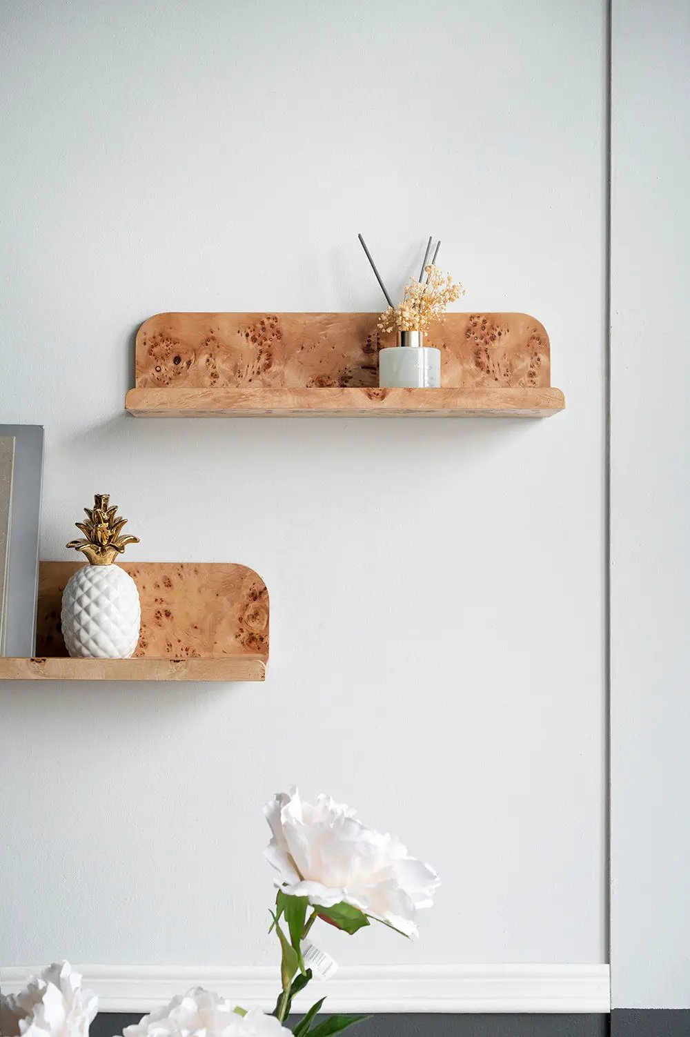 Burl - Eco-Friendly Floating Wall Shelf by HouseOfZazla