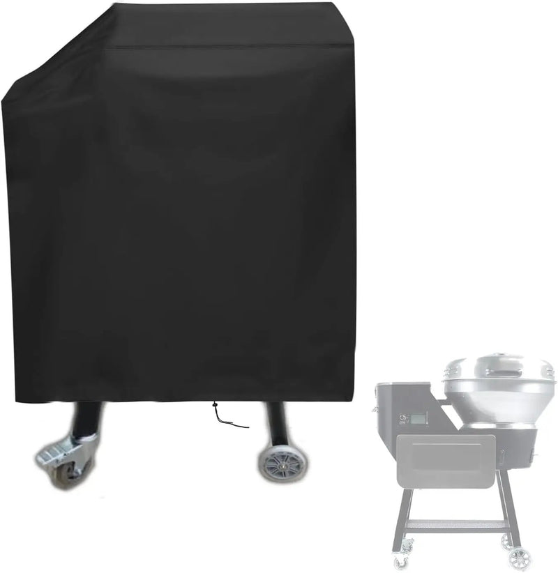 Grill Cover for Recteq RT-B380 & RT-B380X Bullseye Deluxe, Waterproof Outdoor Covers for Electric Pellet Smoker Grill, BBQ - 22.5" D x 38" W x 41" H by GreenHaven Gardens