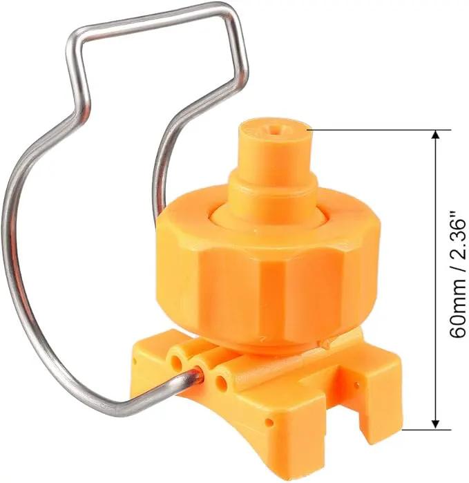 uxcell Spray Nozzle, 2" Adjustable Ball Flat Fan Full Cone Clamp Clip Nozzle Watering Irrigation by GreenHaven Gardens