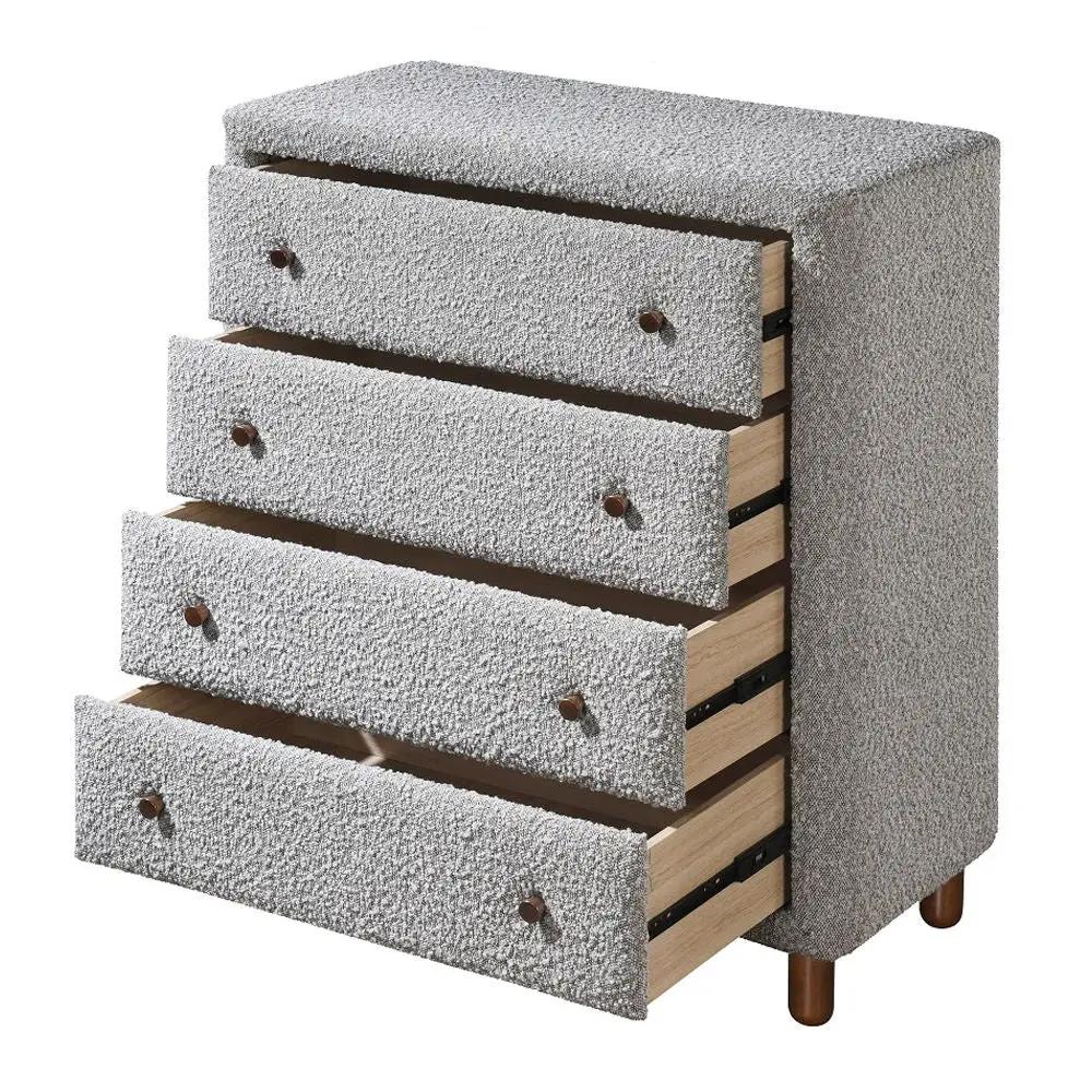 Cleo - Chest - Gray Boucle by Unique Piece Furniture