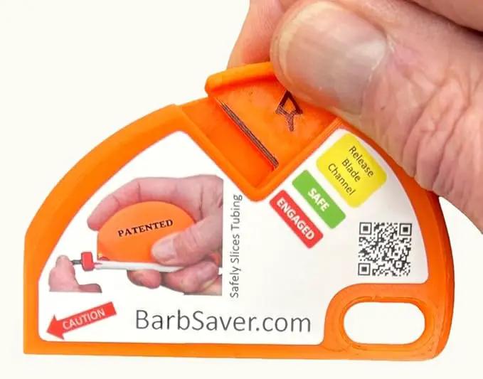 BarbSaver Drip Irrigation Cutter Tool – Reuse Barbed Parts, Fittings, In-Line Emitters, Drippers, Bubblers and Micro-sprayers, by Easily Cutting Away 1/4" Micro-drip Tubing. by GreenHaven Gardens