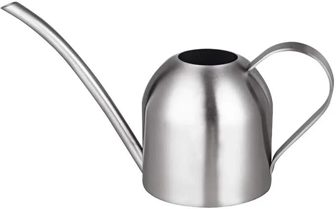 IMEEA Indoor Watering Can for House Plants Stainless Steel Watering Can Metal with Long Spout (33oz/1L) by GreenHaven Gardens