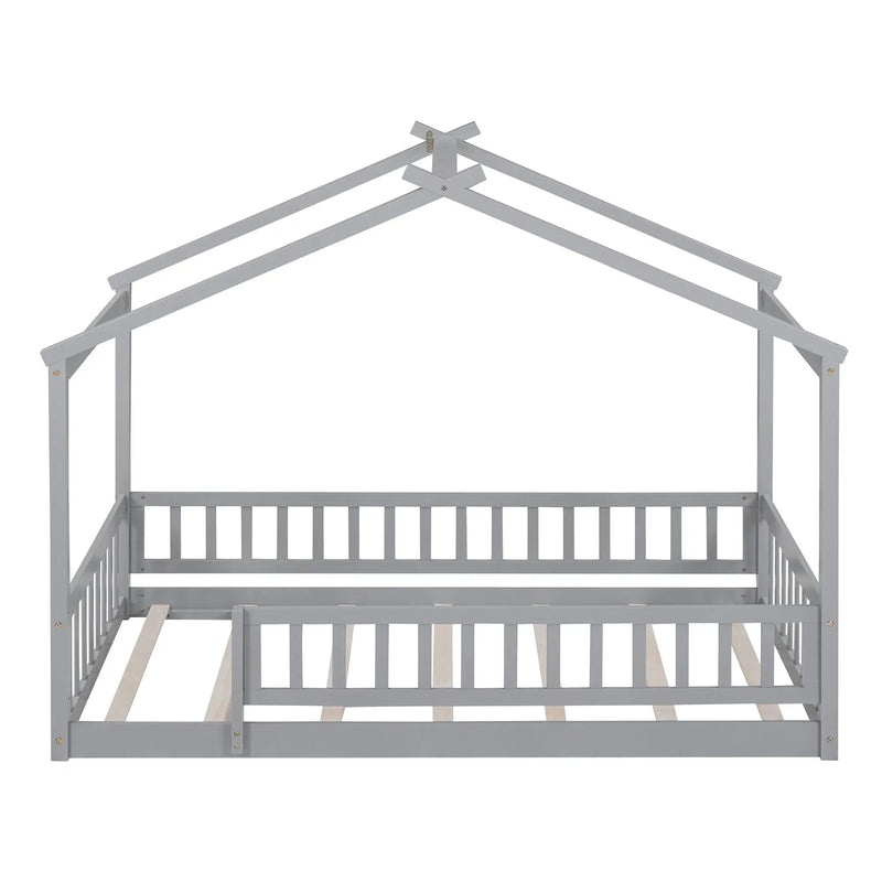 Bed House Bed Frame With Fence by Unique Piece Furniture