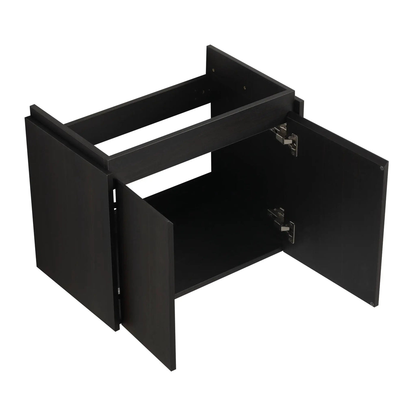 Modern Bathroom Vanity With Ceramic Basin, Wall Mounted Floating Sink Combo, Storage Cabinet by HouseOfZazla