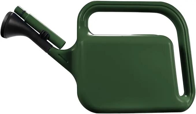 Outdoor Watering Can for Plants Indoor Watering Can for Houseplants 3/4 Gallon 3L (Green) by GreenHaven Gardens
