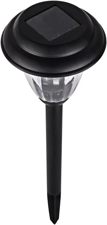Solar Outdoor Pathway Lights Matt Black Stainless Steel Painted LED Lights for Garden Landscape Path Yard Driveway (black-8pack) by GreenHaven Gardens
