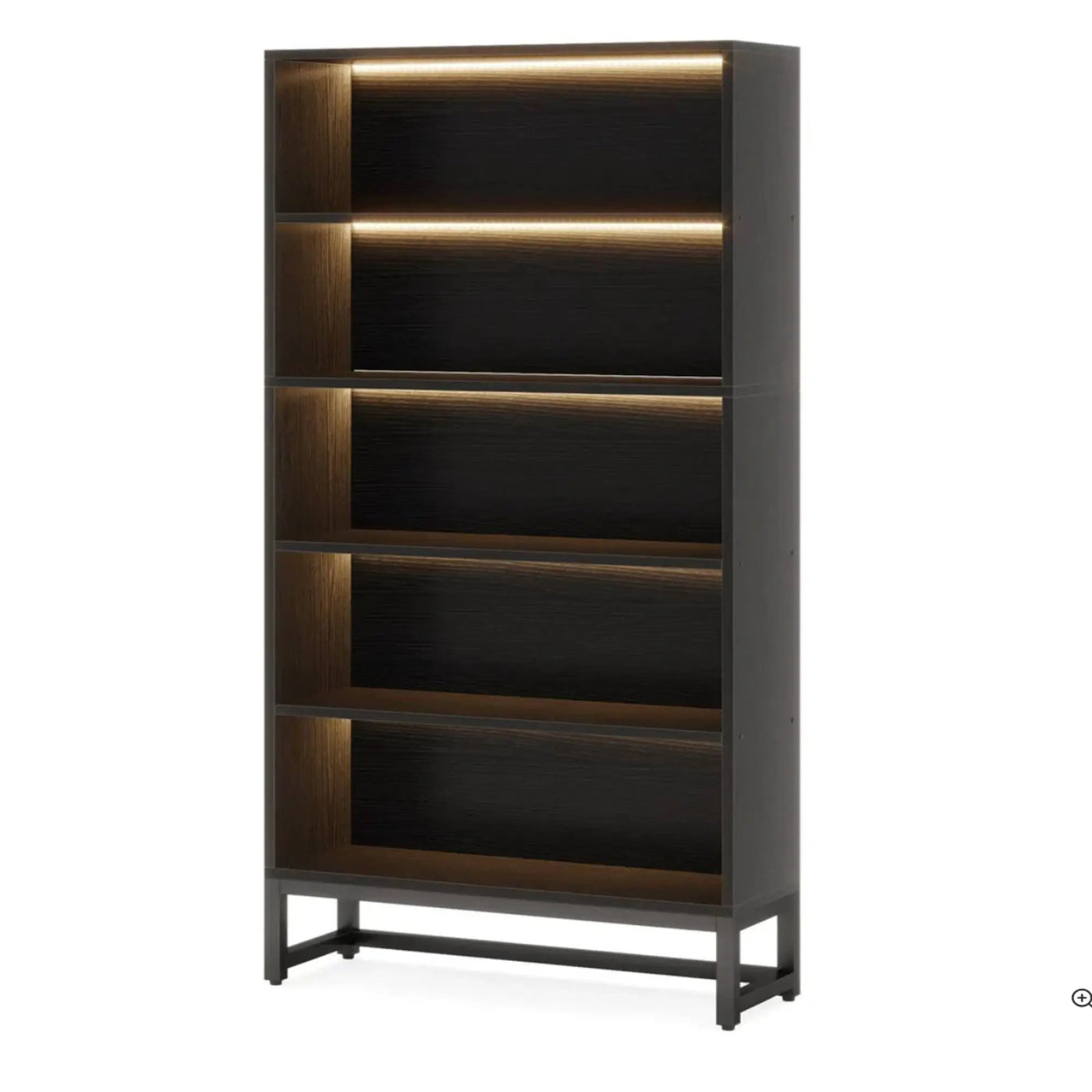 5 Tier Heavy Duty Bookshelf for Living Room by HouseOfZazla