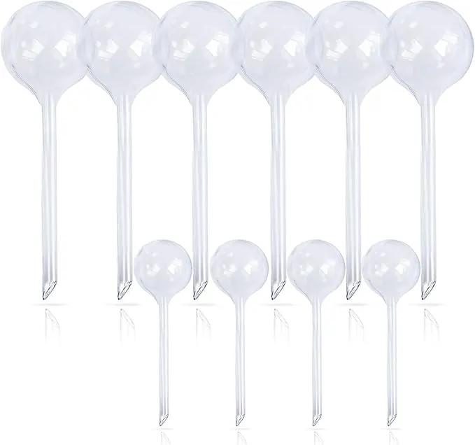 10pcs Plant Watering Devices, Planter Self Watering Globes for Home Potting, Plastic Garden Flower Plant Watering Spikes Automatic Plant Waterer System Set Suit for All Indoor Outdoor Plant by GreenHaven Gardens