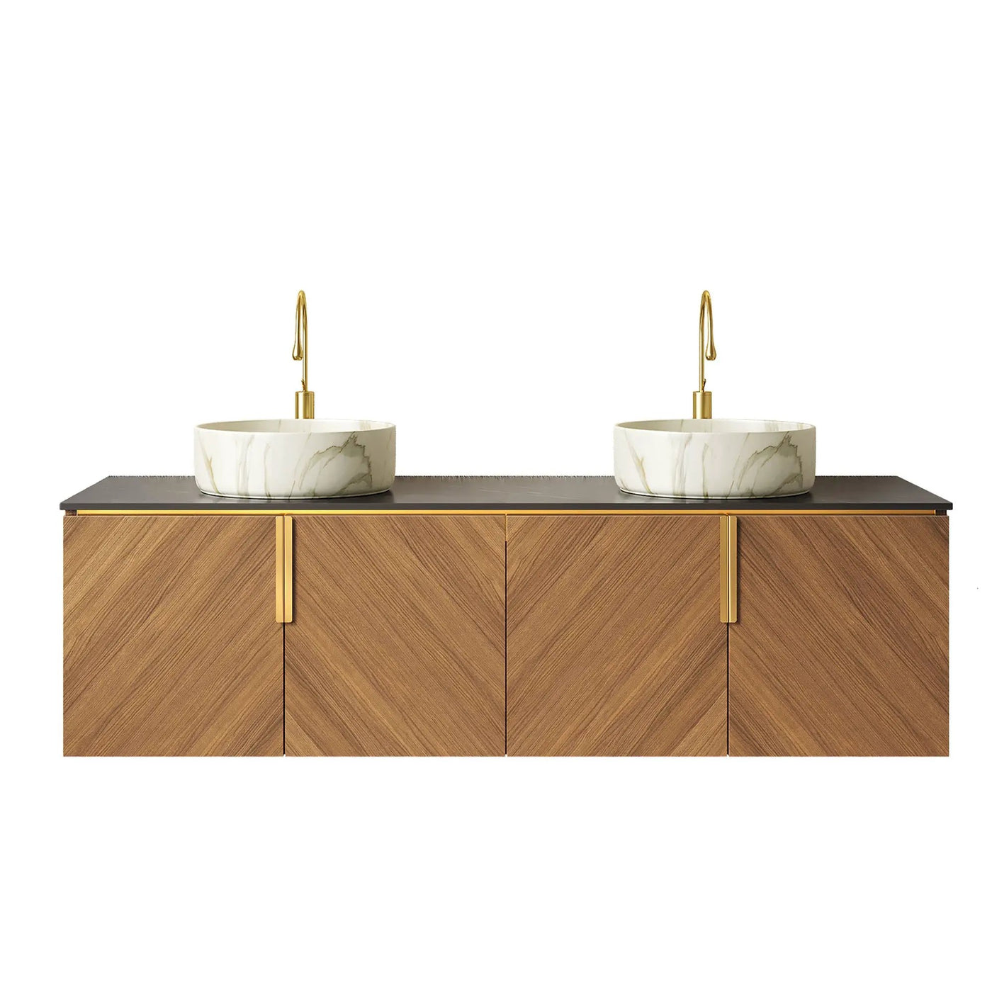 Arai 60" Bathroom Vanity & Sinks by HouseOfZazla