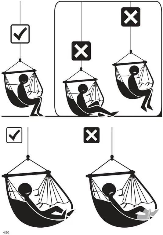 LA SIESTA® - XL King Domingo Hammock Swing Chair & CasaMount - Weather & Tear Resistant Hanging Chair - Outdoor Indoor Hammock Chair w/Suspension Kit for Walls Ceilings Square Beams - Marine by GreenHaven Gardens