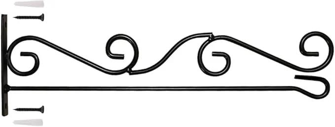 Wall Garden Flag Holder,Wall Garden Flag Stand,Garden Flag Scroll Hanger,Garden Flag Wall Hanger,one Piece Garden Flag Stand for Wall Porch,Great Gifts Ideas by GreenHaven Gardens