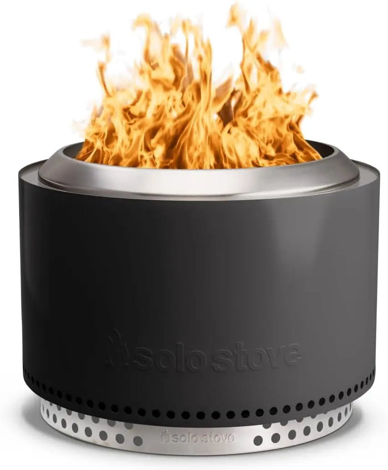 Solo Stove Yukon 2.0 + Stand, 27 Inch Smokeless Fire Pit – Portable Stainless Steel Outdoor Fireplace - 360° Airflow Technology and Removable Ash Pan – Ideal for 6 or More People, 43.9lbs, Ash by GreenHaven Gardens