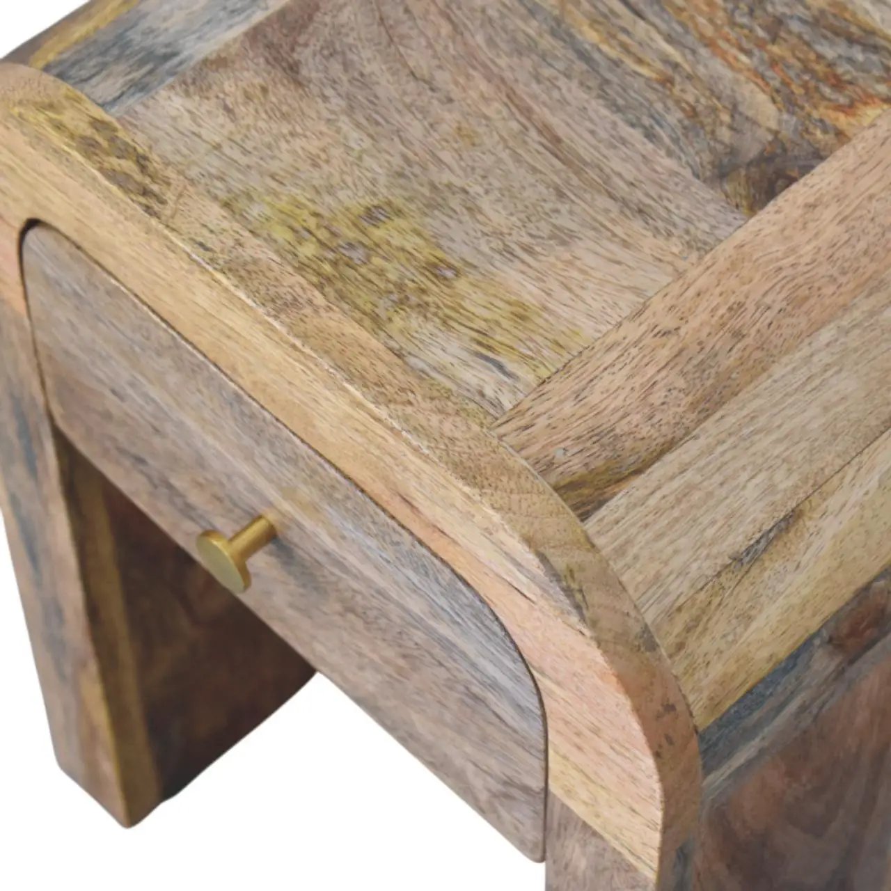 Mini Darcy - Nightstand With Curved Edges by HouseOfZazla