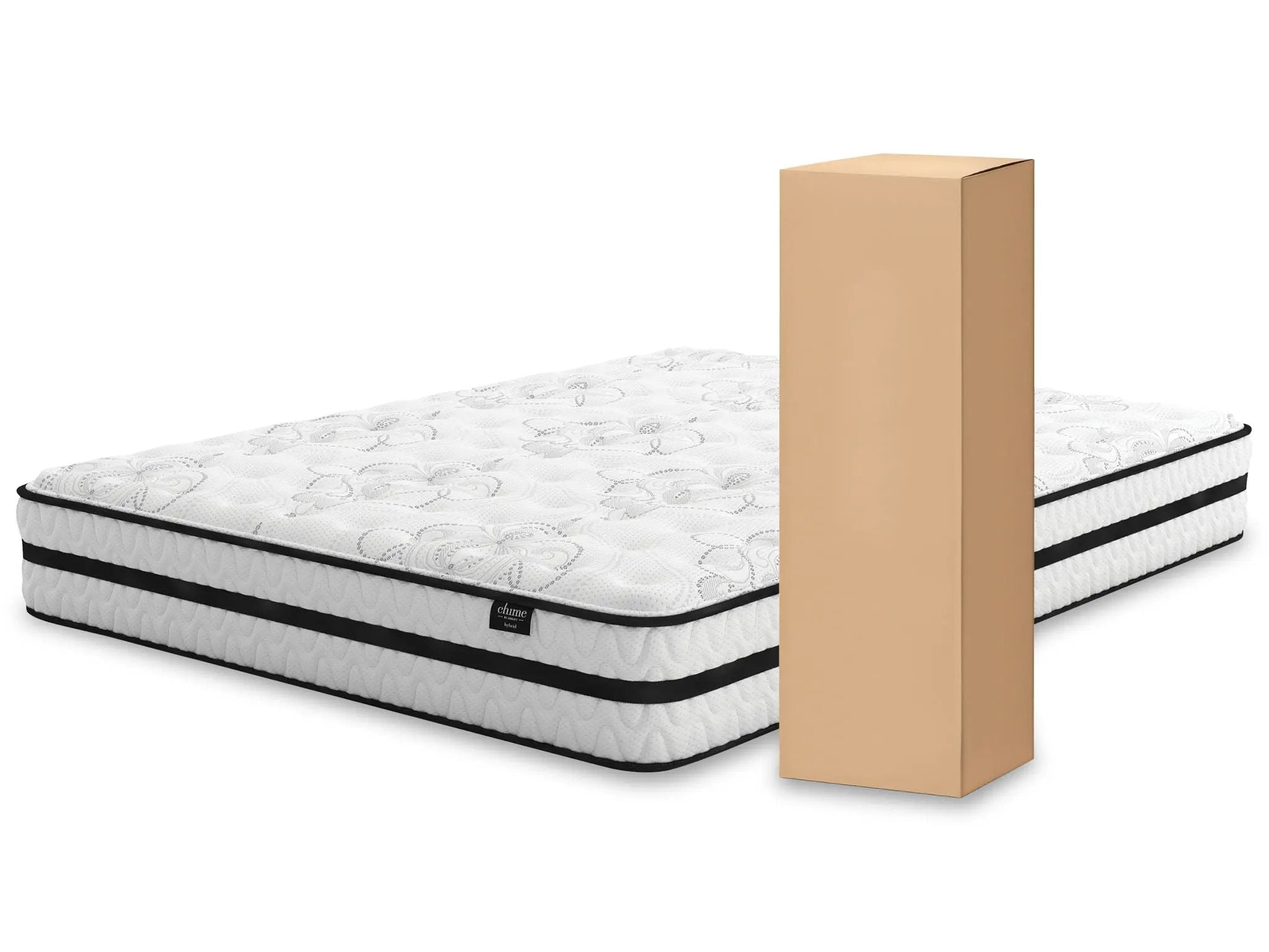 Chime 10 Inch Hybrid - Medium Hybrid Mattress by Unique Piece Furniture