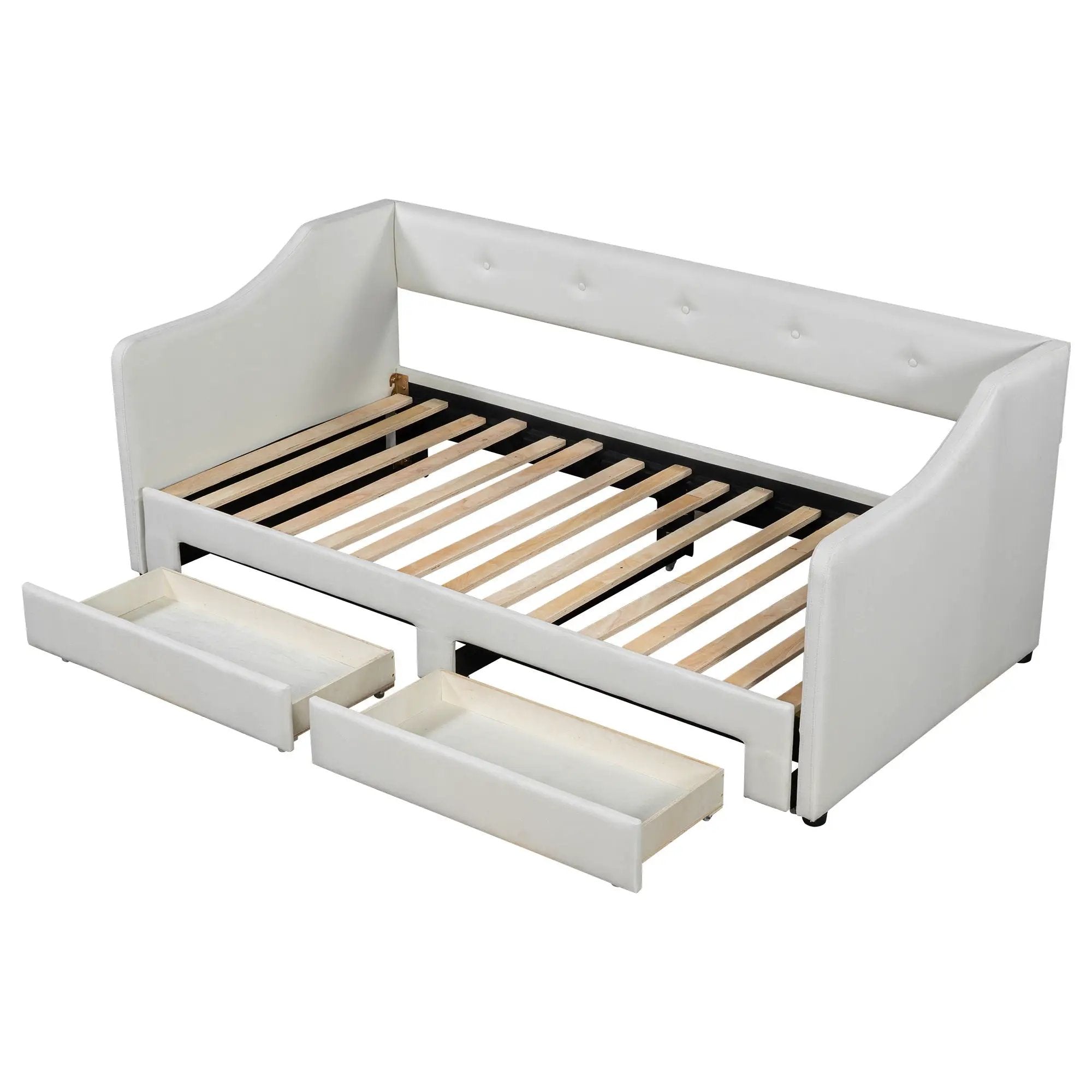 Upholstered Daybed With 2 Drawers by HouseOfZazla