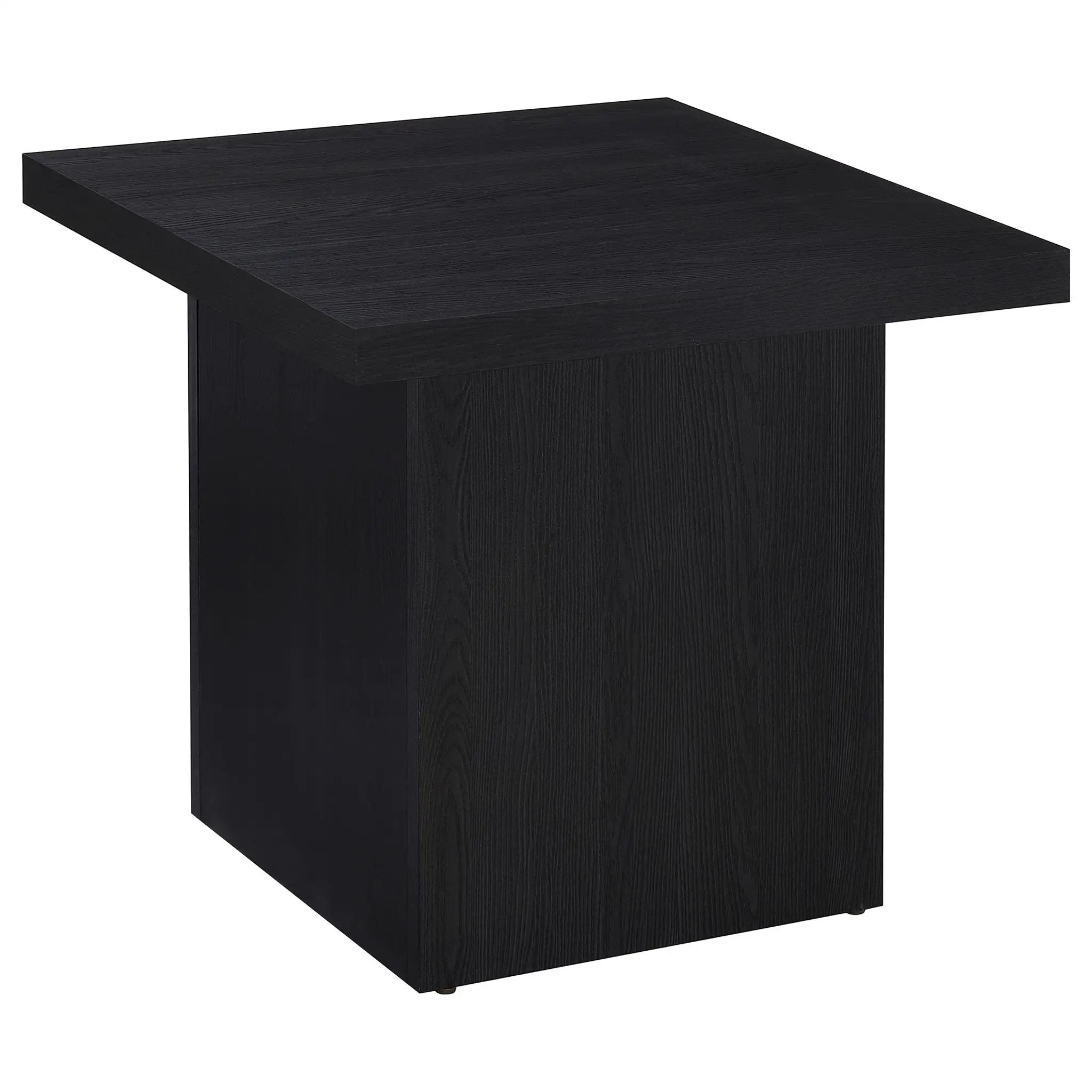 Max 2-piece Rectangular Coffee and End Table Set Black by Unique Piece Furniture