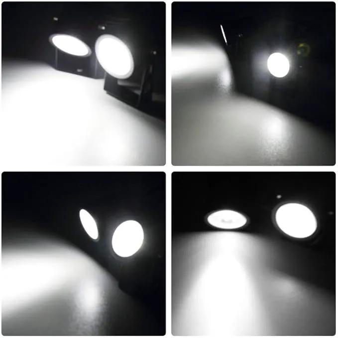 T-SUN 2W Solar Spotlights, LED Solar Powered Landscape Lights Outdoor Waterproof Solar Security Wall Lights Auto ON/Off Dual Head Light for Garden Yard Patio(Cold White) by GreenHaven Gardens