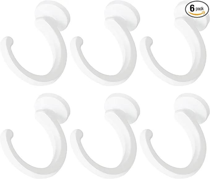 6pcs Ceiling Hooks for Hanging Plants,Hanging Hanging Lights Metal Small Hooks,Indoor Outdoor Wall Heavy Duty Plant Hanger Swag Hook by GreenHaven Gardens
