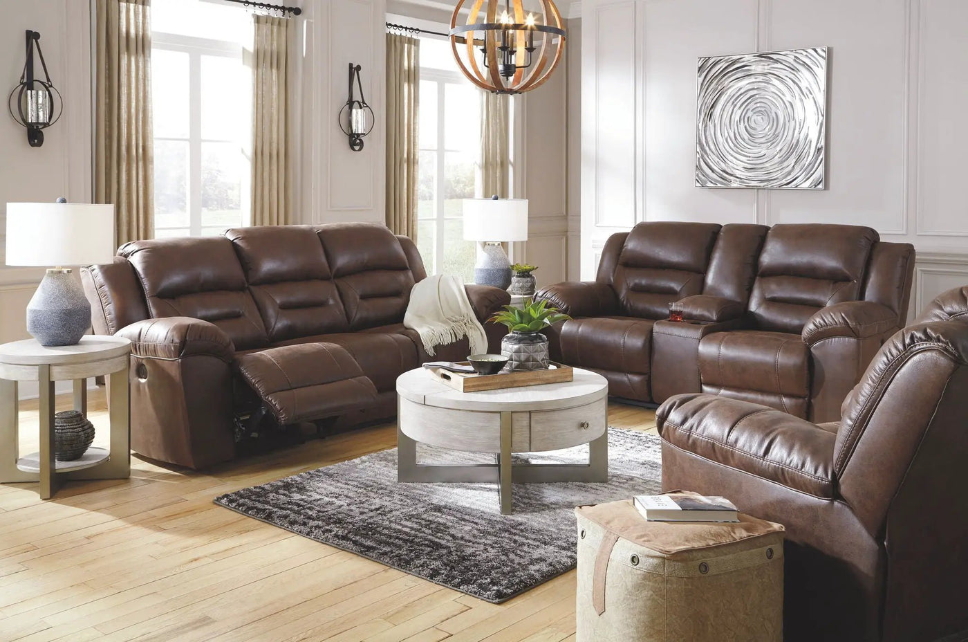 Stoneland - Power Reclining Living Room Set by Unique Piece Furniture