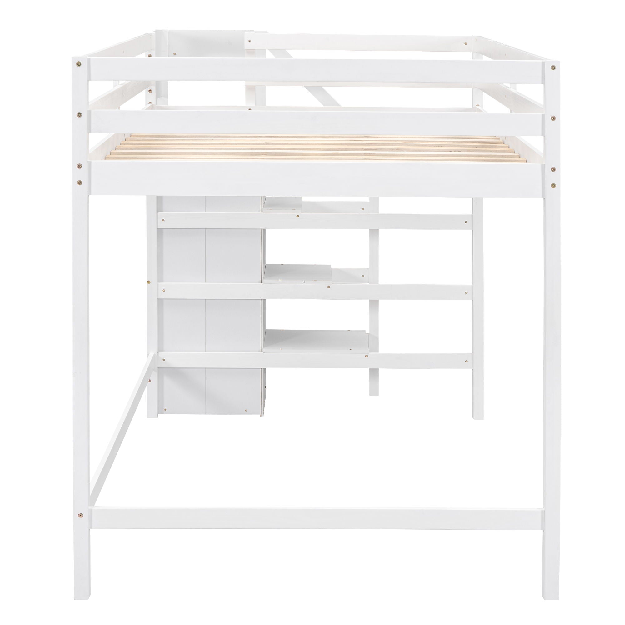 Loft Bed With Built In Storage Wardrobe And Staircase by Unique Piece Furniture
