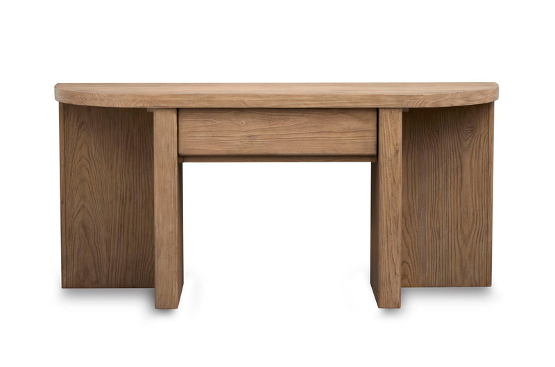 Hayden - Demilune Sofa Table - Golden Oat, photo 3 of 7