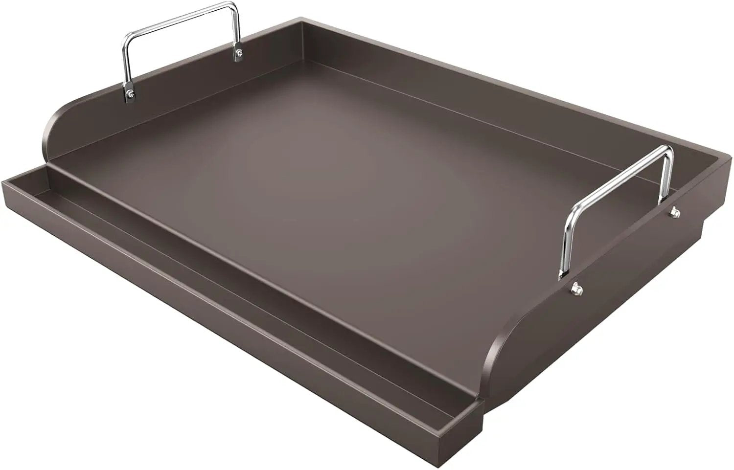 Griddle for Gas Grill Metal Cooking Griddle Pan for Outdoor Gas Grill, 17" x13" Flat Top Plate Skillet Pan Teppanyaki Insert for Weber Charbroil Camp Chef and Charcoal/Electric by GreenHaven Gardens