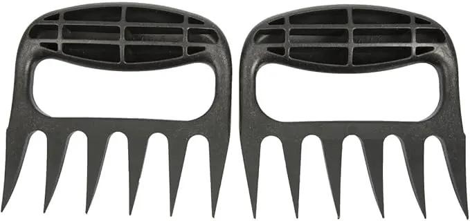 Bear Paws Meat Claws - The Original Meat Shredder Claws for Pulled Pork, USA Made - Easily Lift, Shred, Pull and Serve Pork, Chicken, Brisket and Turkey - Gift for Dad on Father's Day! (Black) by GreenHaven Gardens