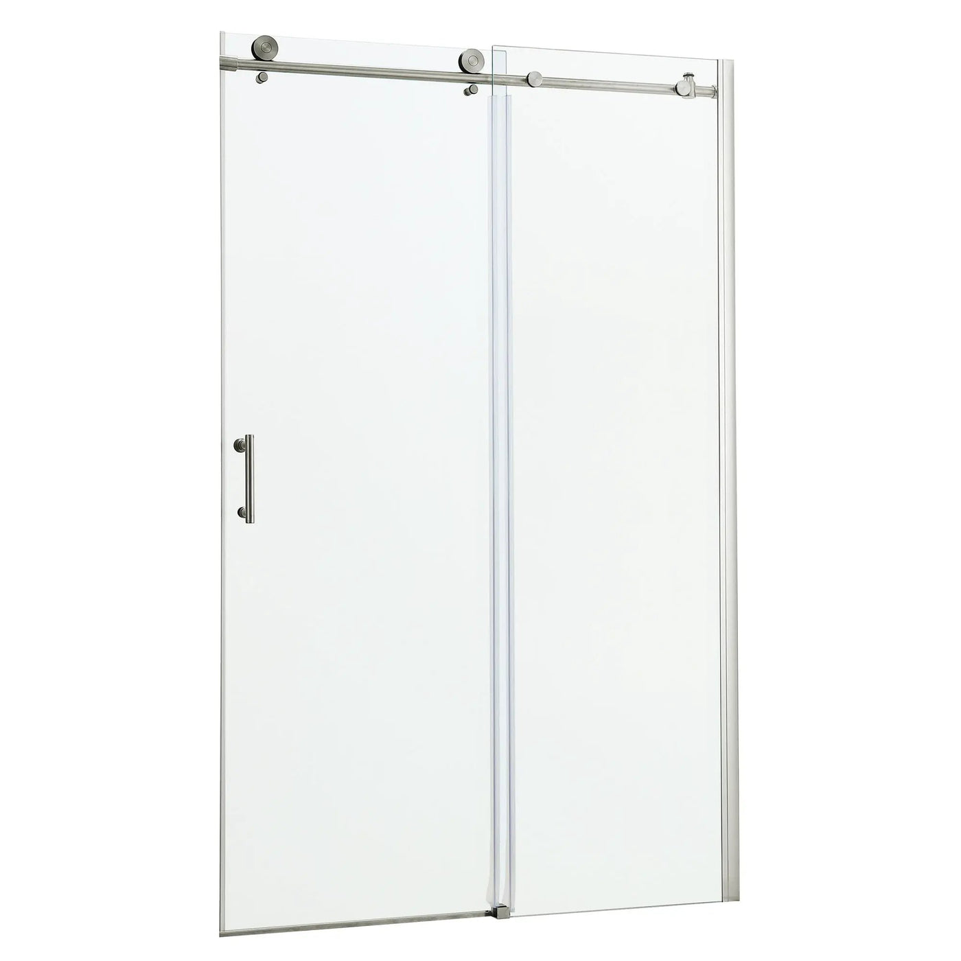 Single Sliding Bypass Shower Door Enclosure With Tempered Glass by HouseOfZazla