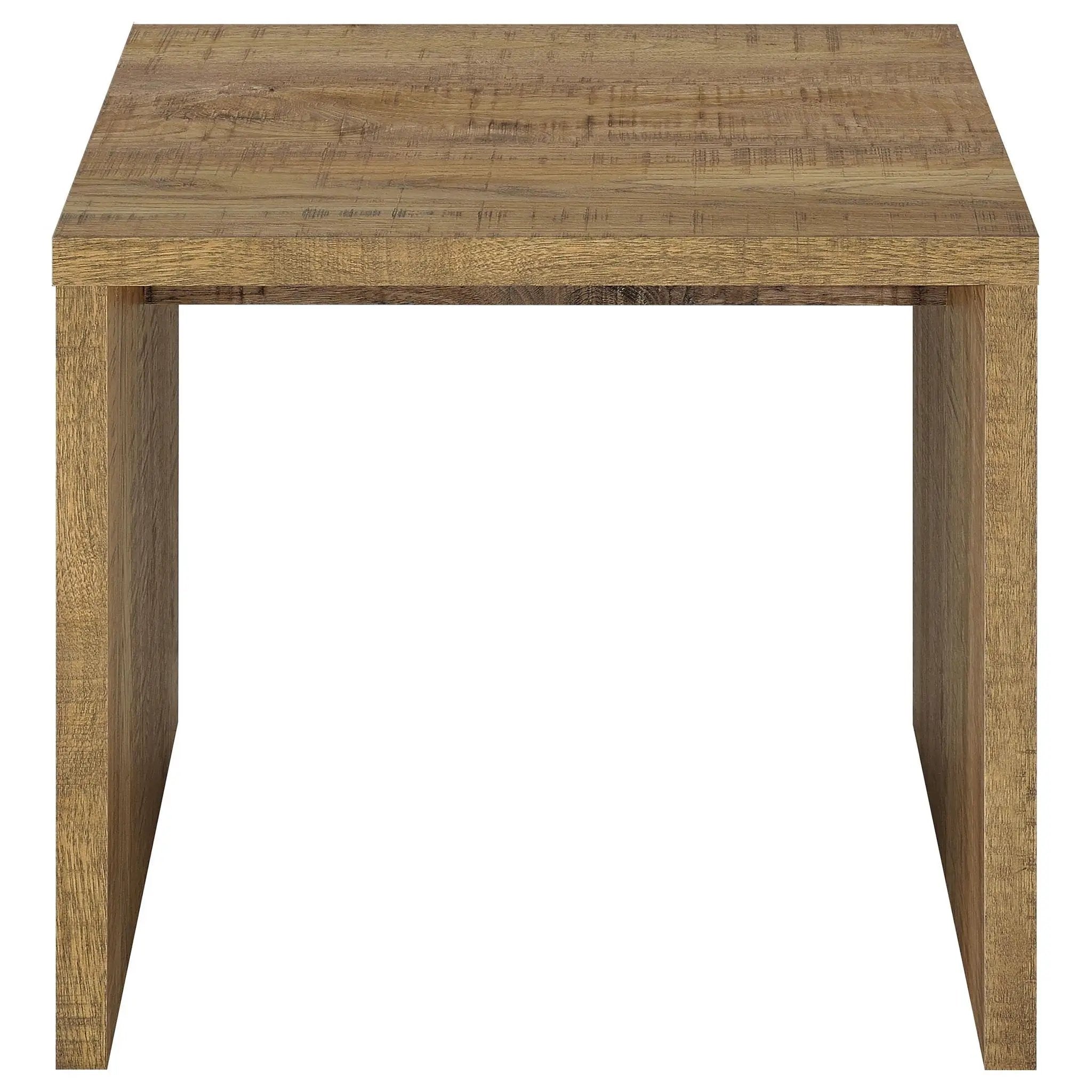 Canoga Engineered Wood Accent Side End Table Mango by Unique Piece Furniture