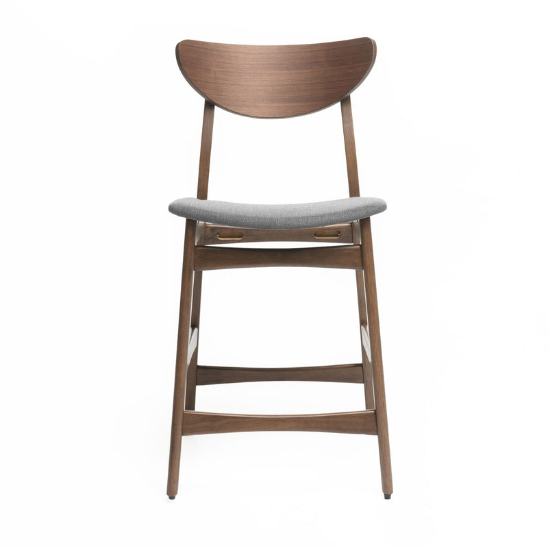 Elegant Counter Height Chair With Cushioned Seat by HouseOfZazla