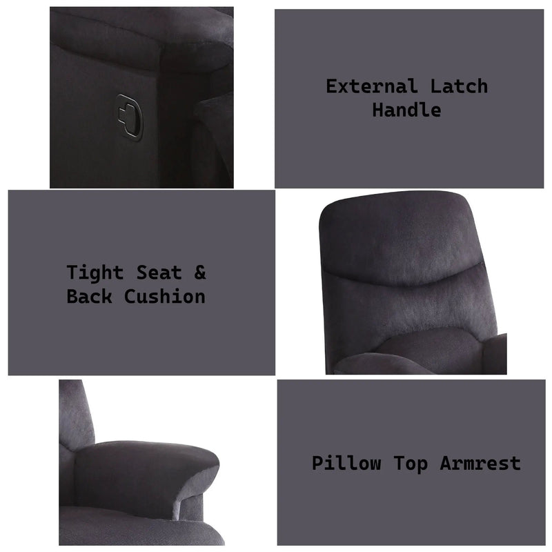 Arcadia - Woven Motion Recliner by Unique Piece Furniture