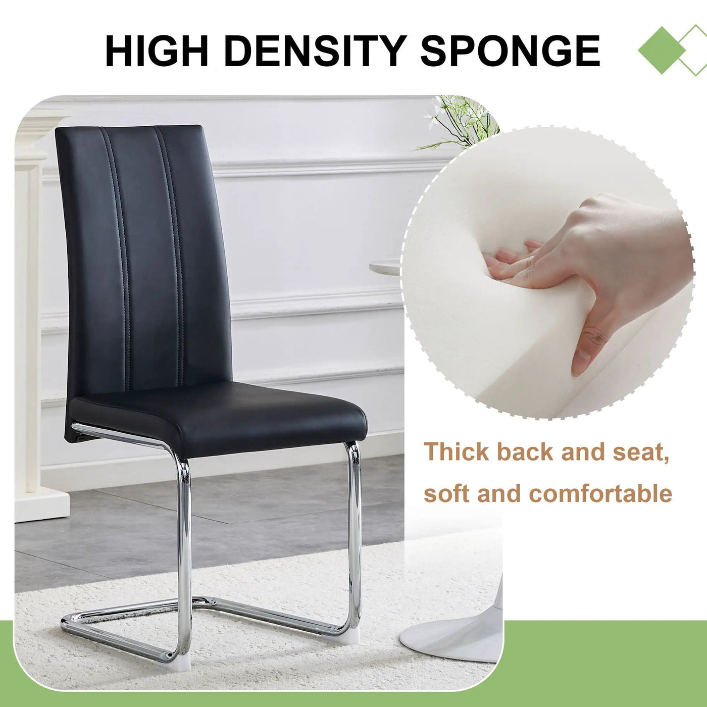 Modern Upholstered Dining Chairs For Dining Room by HouseOfZazla