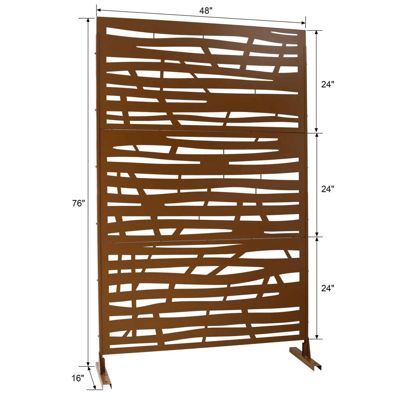 Outdoor & Indoor Privacy Screen Metal Privacy Screen by HouseOfZazla