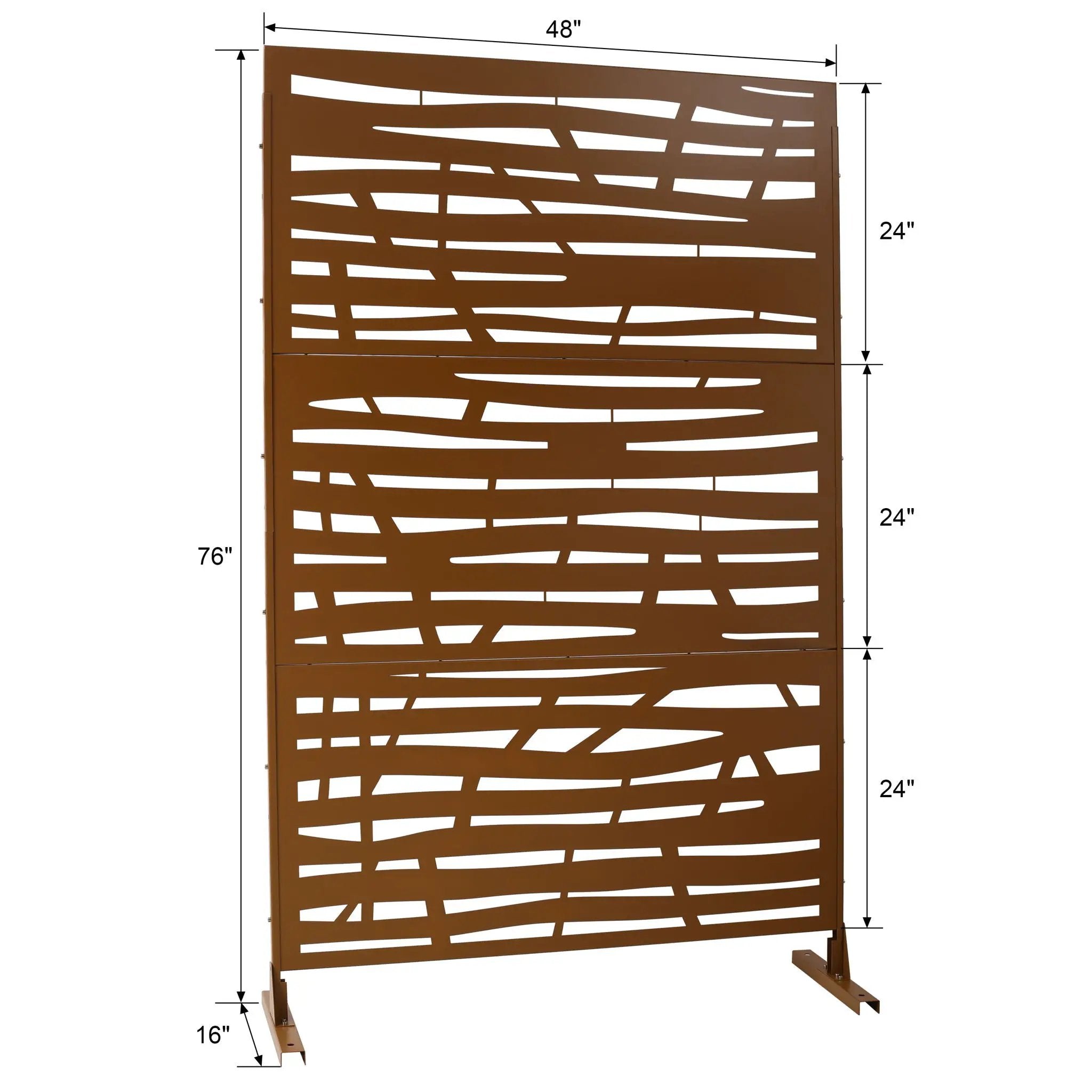 Outdoor & Indoor Privacy Screen Metal Privacy Screen by Unique Piece Furniture