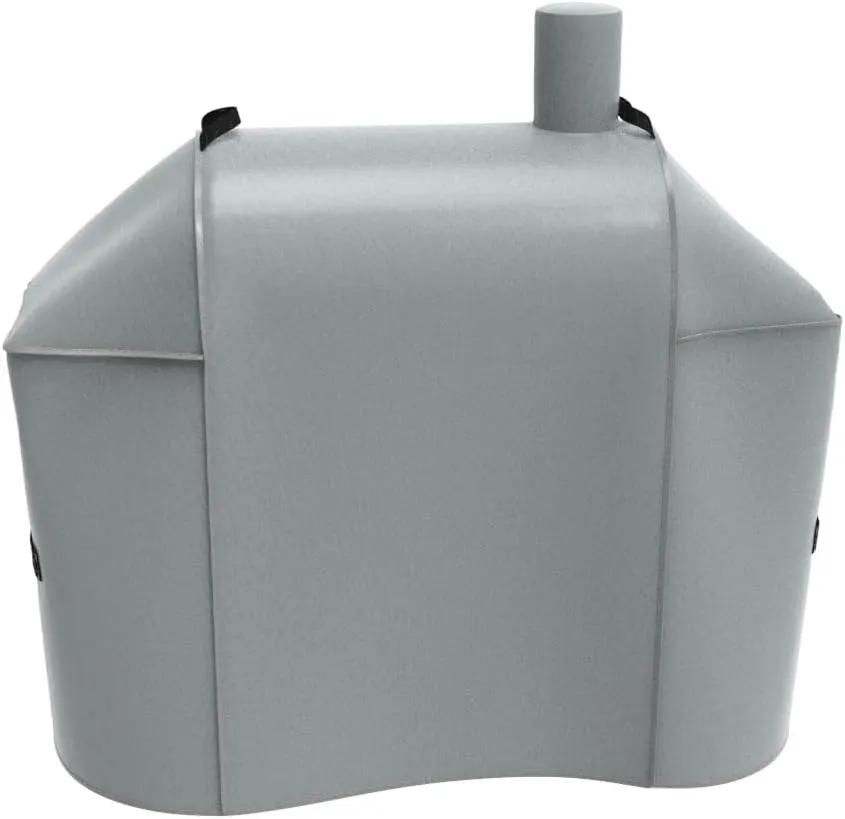 Expert Grill Offset Smoker Cover, Waterproof Grill Cover, 56.5 inch Light Gray by GreenHaven Gardens