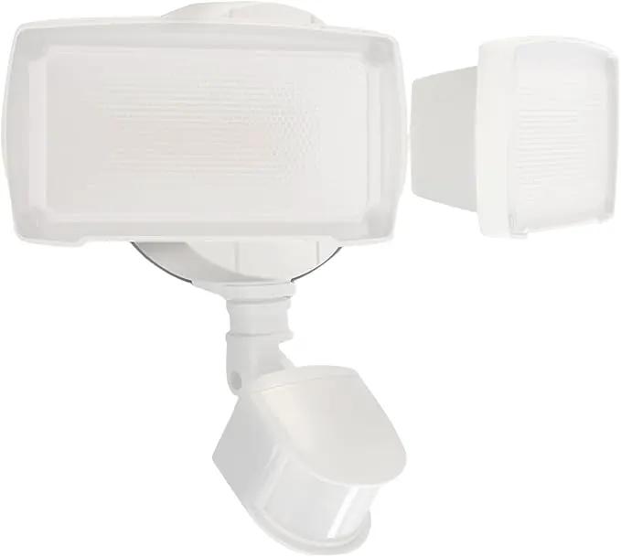 UME 19W LED Security Lights Motion Sensor Light Outdoor, 2000LM Motion Flood Light, 5000K, IP65 Waterproof, 2 Adjustable Head Motion Detector Security Light for Exterior,Outside,Garage,Yard(White) by GreenHaven Gardens