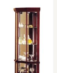 Huxley Curio Cabinet (Corner) - Cherry, photo 2 of 4