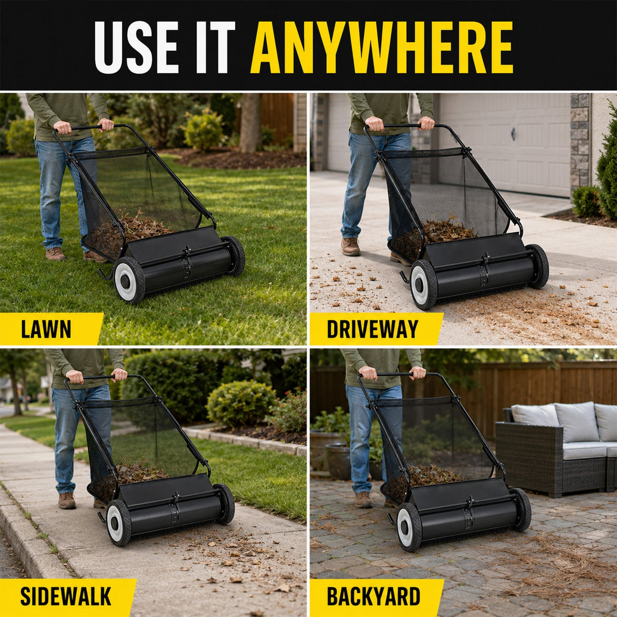 26-Inch Push Lawn Sweeper, photo 8 of 8
